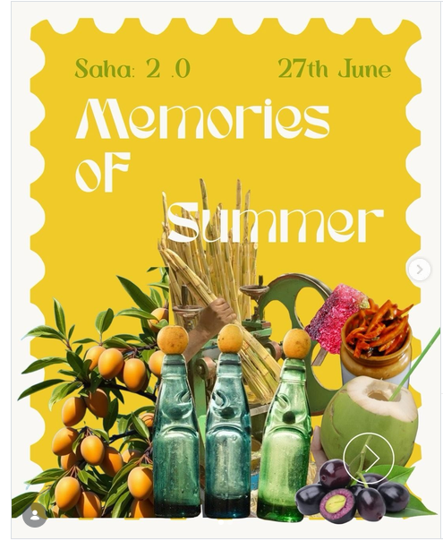 Memories of Summer, Saha event artwork