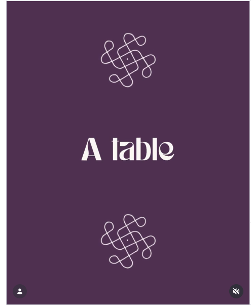 A table