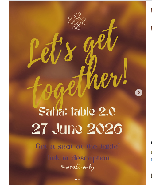 Let's get together, Saha event artwork